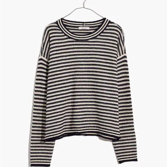 Madewell Seagrove Pullover Sweater in Stripe - Picture 4 of 7